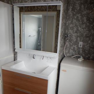 洗面所　完成状況