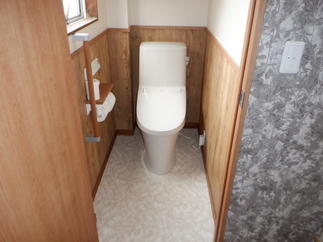 トイレ　完成状況