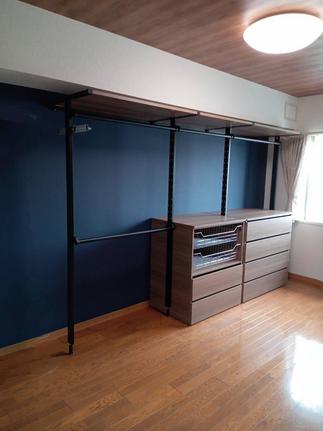 【ウォークインクローゼットは広々とした空間に】