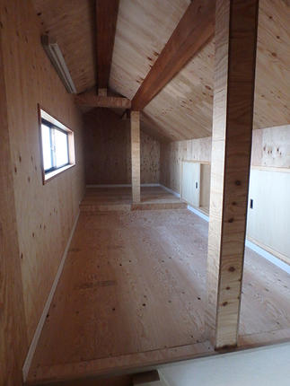 収納スペースがたっぷりのロフト