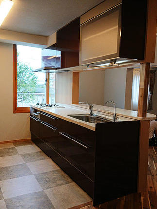 使いやすい対面キッチン