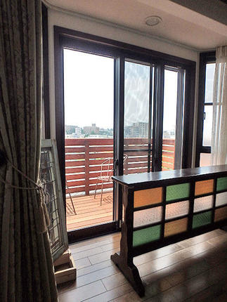 シャッター付テラスサッシ