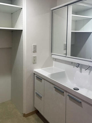 使いやすい洗面化粧台はLC