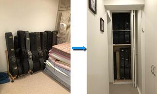 収納も工夫しました