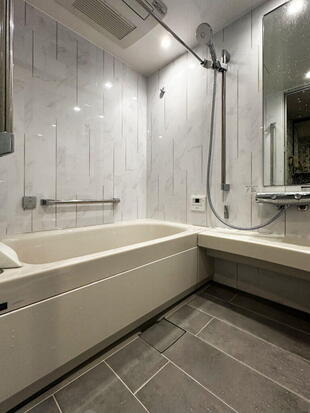 マンションリフォーム。スパージュに変えて毎日温泉気分でリラックスできます。