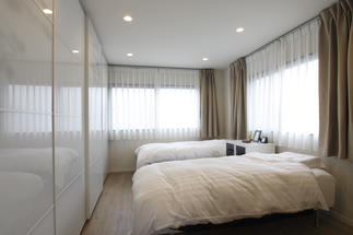 リフォーム後の寝室