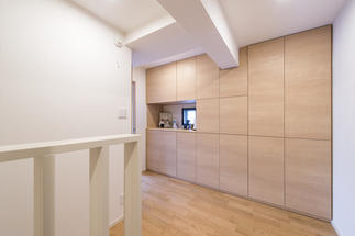 リフォーム後の廊下収納