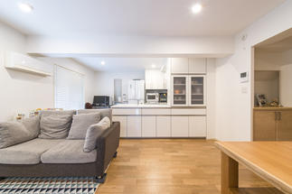 リフォーム後のリビングダイニング/キッチン