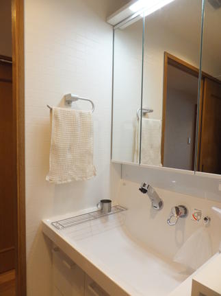 リフォーム後の洗面化粧台