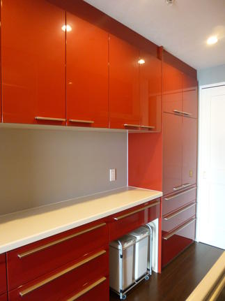 リフォーム後のキッチン背面収納