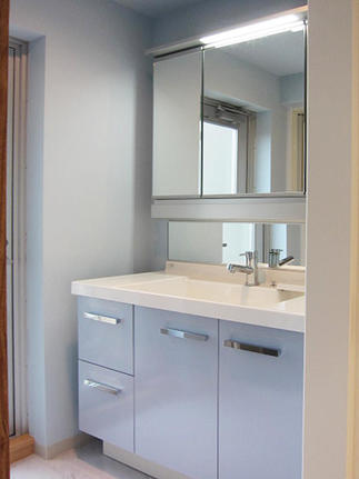 リフォーム後の洗面化粧台