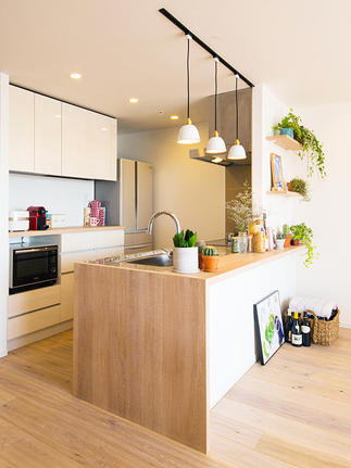 リフォーム後のキッチン