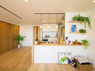 リフォーム後のキッチン