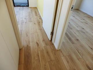 リフォーム後の床フローリング