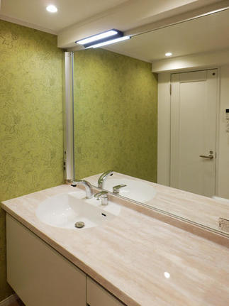 リフォーム後の洗面化粧台