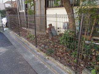 リフォーム後のフェンス