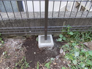 リフォーム後のフェンス