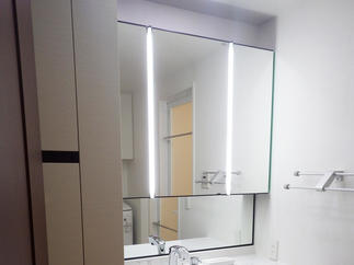 リフォーム後の洗面化粧台