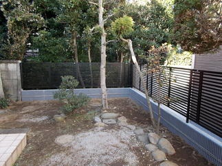 リフォーム後のフェンス