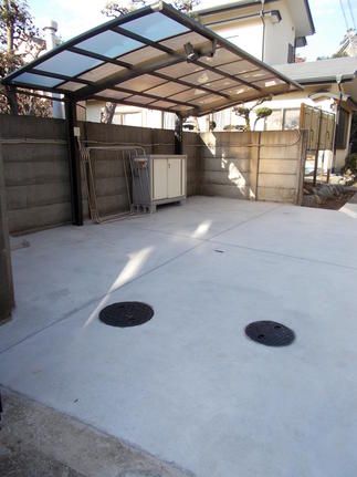 リフォーム後の駐車スペース