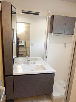 リフォーム後の洗面化粧台