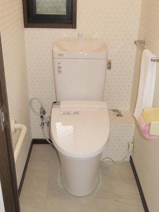 リフォーム後の２階トイレ