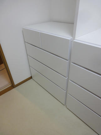 リフォーム後のウォークインクローゼット