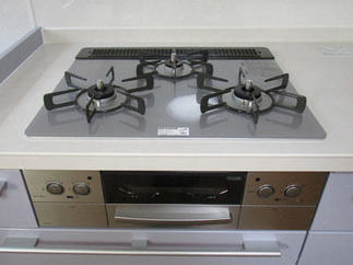 リフォーム後のガスコンロ