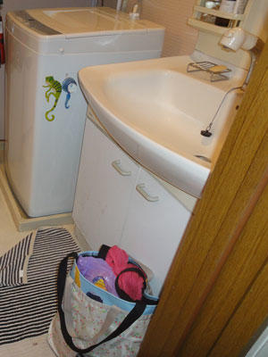 リフォーム前の洗面化粧台