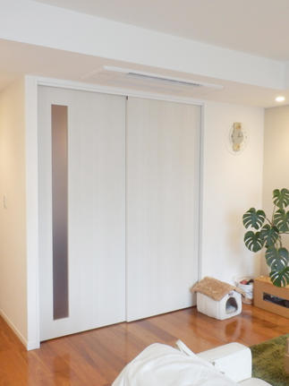 リフォーム後ノリビング建具