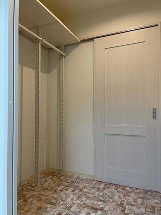 リフォーム後のウォークインクローゼット