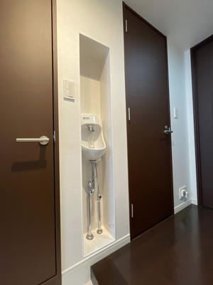 リフォーム後の玄関手洗い