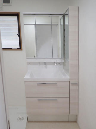 リフォーム後の洗面化粧台