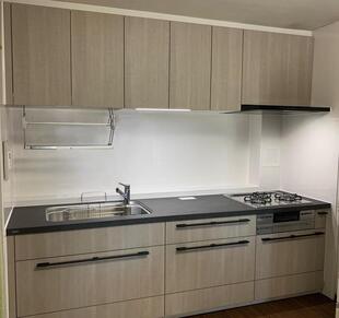 多摩市 Ａ様邸　長年の夢！シックな色合いのキッチンに変わって理想の暮らしに･･･