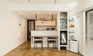 夫婦2人で料理ができるキッチン