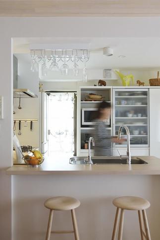 対面式のキッチン