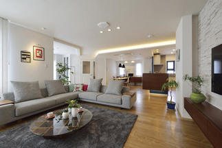 開放的なリビング