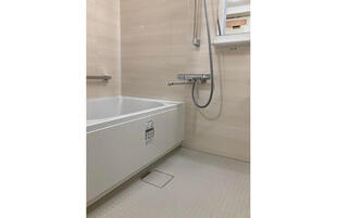 シンプルで清掃のしやすいお風呂に