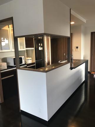 リビング側からの景色もすっきりしています。