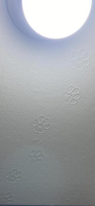 こだわりのワンちゃんの足跡柄クロス