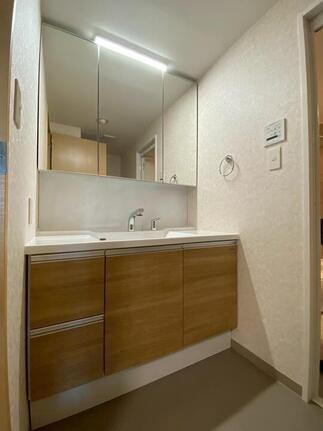 マンションでもピッタリサイズが可能な洗面化粧台