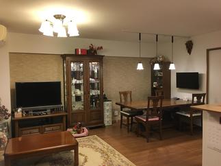 ダイニングテーブルの位置