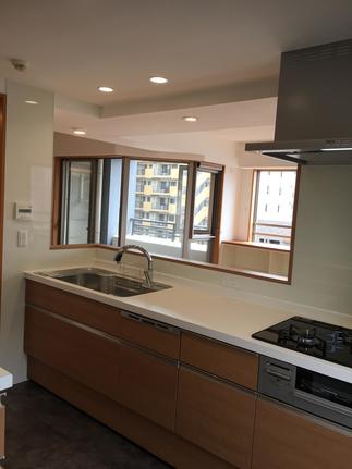 会話しながら家事ができるオープンキッチン