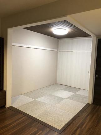 ～リビングと統一した空間～