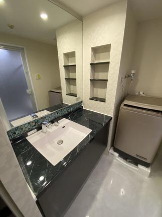 ～1面鏡が映える洗面化粧台～