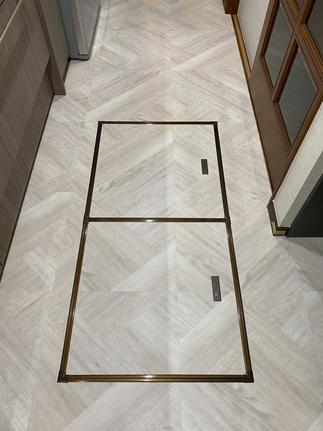 ～キッチンに合わせた床材で空間造り～