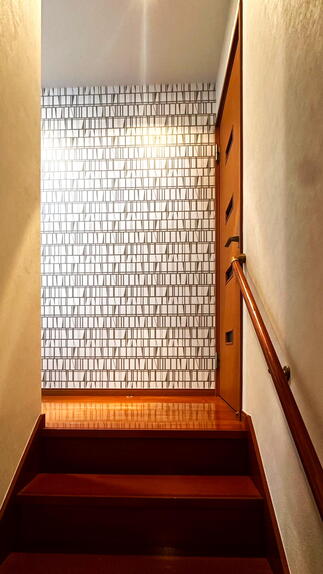 階段のアクセントクロス