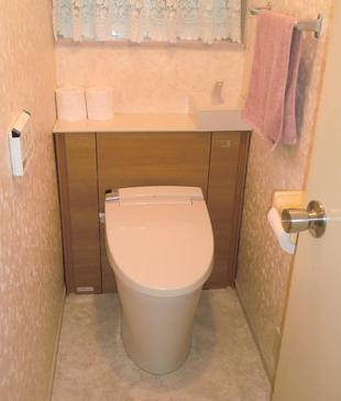 藤沢市　K様邸　収納タイプの「リクシル・リフォレ」に入れ替え、トイレ空間をすっきりと