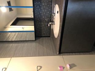 LIXILリフォーム　湘南 茅ケ崎　素材の魅力を伝える繊細で深みのある質感の『ラピシアカウンター』洗面　LIXIL製　ルミシス