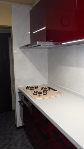 システムキッチン　LIXILリシェルSI クレストレッド